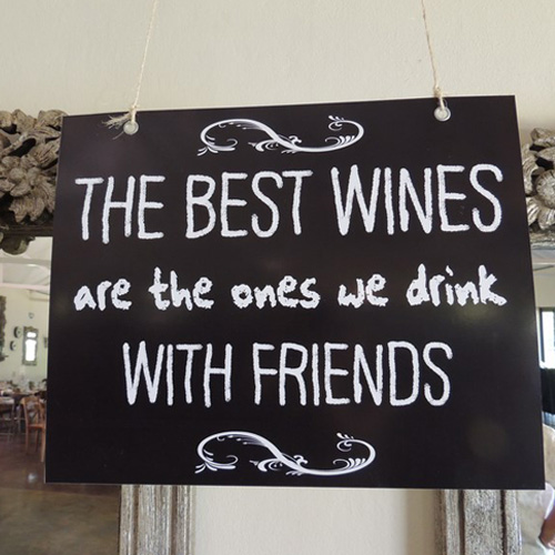 The best wines are the ones we drink with friends-image